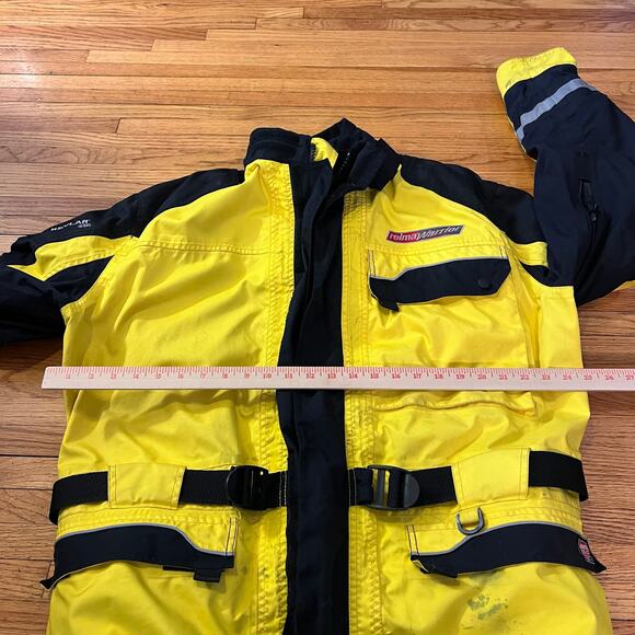 REIMA Coat Mens XL Black Yellow Kevlar 3 in 1 Snow Board Snowmobile Jacket - Picture 12 of 13